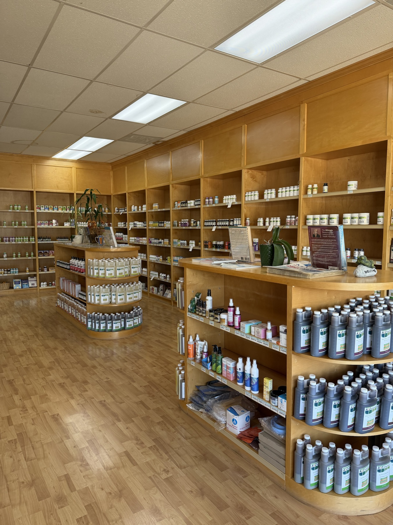 美国营养品实体店陈列